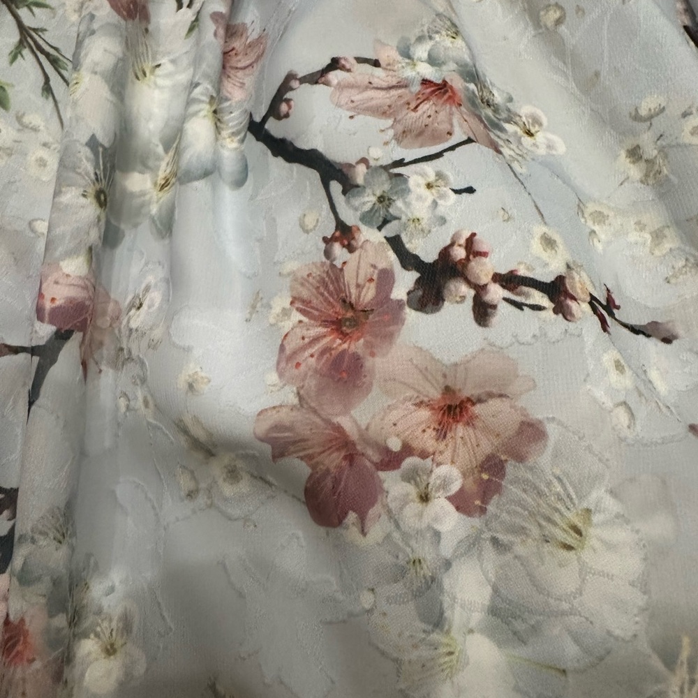 Ted Baker London new with tags Floral full Circle Skirt and White Top Set - Picture 4 of 16